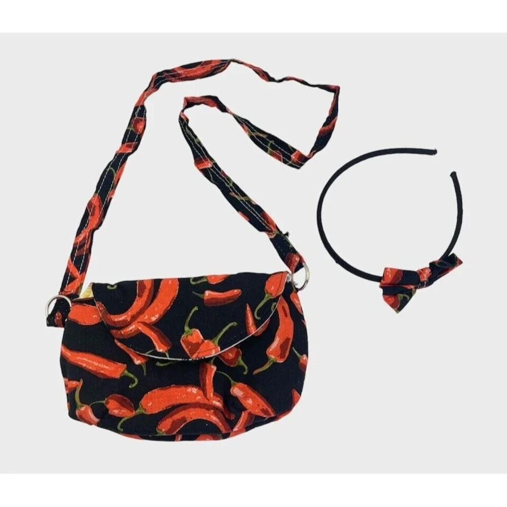 Girls Accessories Chili’s Purse Bag & Headband Set crossbody